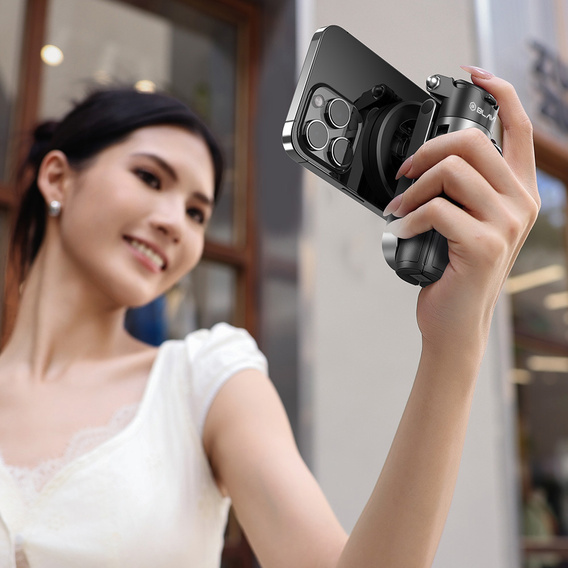 Hliníková selfie tyč s funkcí stativu a dálkovým ovládáním Bluetooth, pro smartphony
