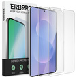 2x tvrzené sklo ERBORD 9H Hard Glass na displeji pro Samsung Galaxy S25 Edge