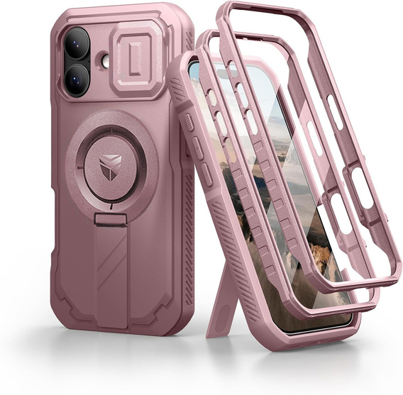 Pancéřové pouzdro Dexnor se stojánkem a spouští fotoaparátu, pro MagSafe pro iPhone 17