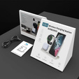 Bezdrátová indukční nabíječka 3v1 QI rychlá pro Samsung S25 S24 S23 Galaxy Watch Buds Stanice bílá