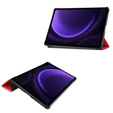 Pouzdro pro Samsung Galaxy Tab S9 FE, trojité, červené