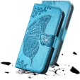 Klopové pouzdro pro Realme Note 50, Butterfly, modré