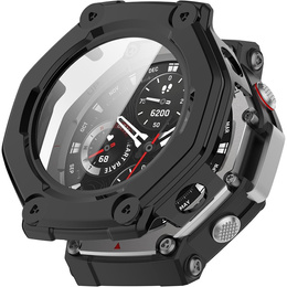 2v1 Ochranné pouzdro + tvrzené sklo pro Amazfit T-Rex 3