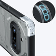 Pouzdro pro Nothing Phone 3A, Fusion Hybrid, transparentní / černé