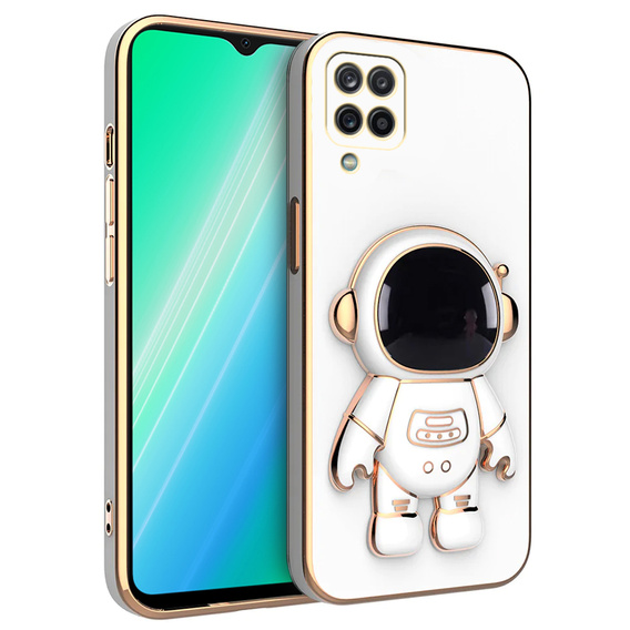 Pouzdro pro Samsung Galaxy A12 / M12 / A12 2021, Astronaut, bílé