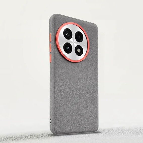 Kožené pouzdro pro OnePlus 13, leather hybrid, šedé