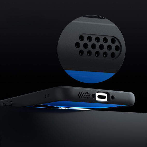 Pouzdro pro Xiaomi Poco X7 Pro 5G, pro MagSafe, ERBORD Matt Case, černý