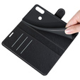 Klopové pouzdro pro Motorola Moto E7 Power / E7i Power, Wallet Litchi Texture, černé