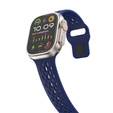Silikonový řemínek pro Apple Watch 1/2/3/4/5/6/7/8/SE/ULTRA 42/44/45/49MM, námořnická modř