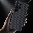 Pouzdro pro Samsung Galaxy S23 Ultra, Aramid Fiber Cover, černé