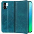 Pouzdro pro Xiaomi Redmi A1 4G / A2 4G, Wallet Litchi Leather, zelené