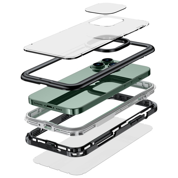 Vodotěsné pouzdro IP68 pro iPhone 14 Pro, černé