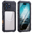 Vodotěsné pouzdro IP68 pro iPhone 16 Pro Max, SHELLBOX MagSafe, černé