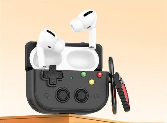 Retro pouzdro na konzoli se srdíčkem pro AirPods Pro 3