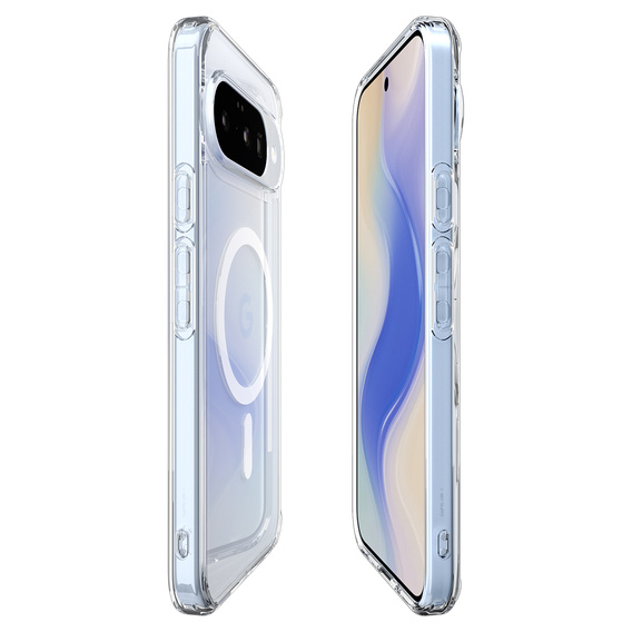 Spigen Ultra Hybrid MagSafe pouzdro pro Google Pixel 10 Pro XL, čiré/bílé