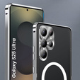 Ochranné pouzdro na fotoaparát pro Samsung Galaxy S25 Ultra, CamShield MagSafe, stříbrné