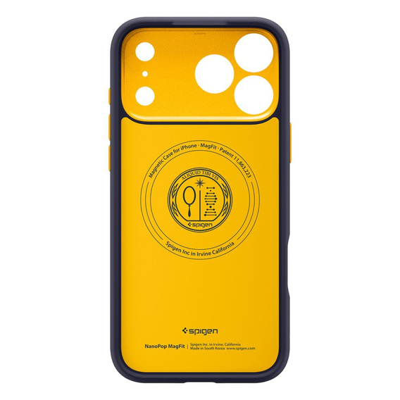 Pouzdro Spigen pro iPhone 17 Pro Max, Nano Pop Mag MagSafe, Blueberry Navy