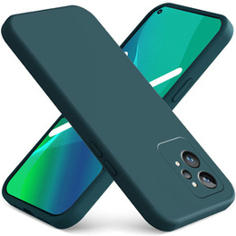 Pouzdro pro Realme GT2 Pro, Silicone Lite, tmavě zelené