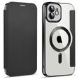 Klopové pouzdro pro iPhone 11, RFID Wallet MagSafe CamShield, černé