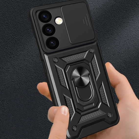 Pouzdro pro Samsung Galaxy S24+ Plus, CamShield Slide, černé