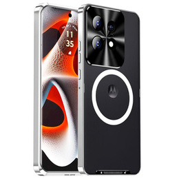 Ochranné pouzdro na fotoaparát pro Motorola Edge 50 Pro 5G, CamShield MagSafe, stříbrné