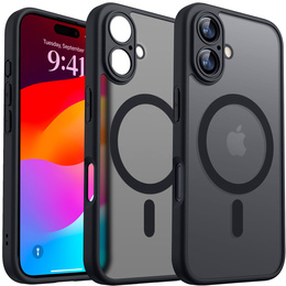 Matné pouzdro pro iPhone 17, pro Magsafe, matně černé