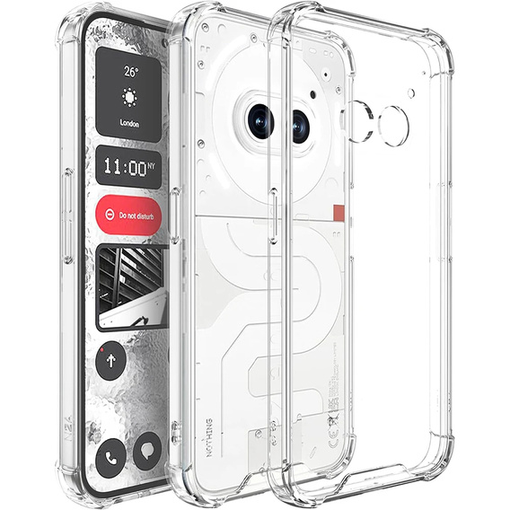 Pouzdro pro Nothing Phone 2a, Dropproof, průhledné