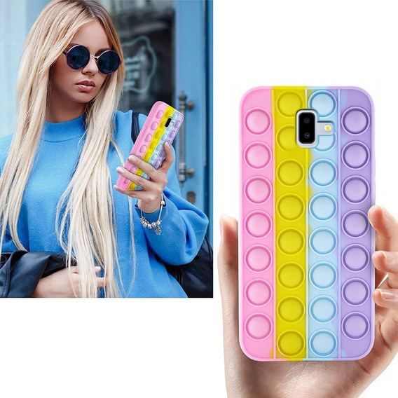 Pouzdro Push Bubble Pop It pro Samsung Galaxy J6+ Plus
