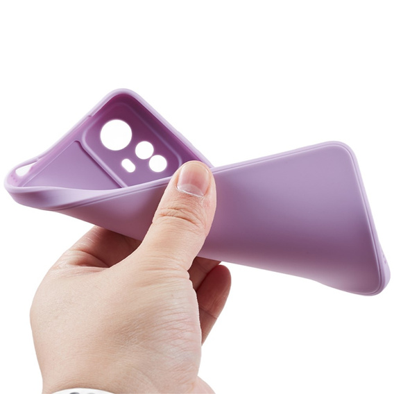 Pouzdro pro Xiaomi Redmi Note 12S, Silicone Lite, fialové