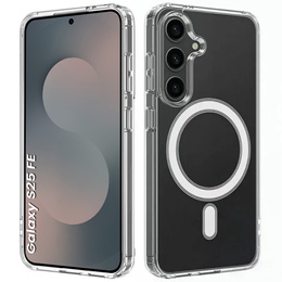 Pouzdro pro Samsung Galaxy S25 FE, Fusion Hybrid, pro MagSafe, průhledné