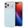 Spigen pouzdro pro iPhone 17 Pro, Silicone Fit MagSafe, Mute Blue