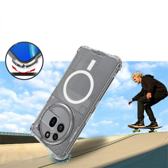 IMAK pouzdro pro Nothing Phone 3a Pro, Dropproof, průhledné