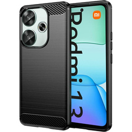 Pouzdro pro Xiaomi Redmi 13, Carbon, černé