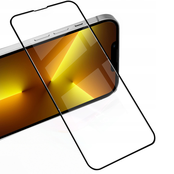 2x tvrzené sklo pro iPhone 13/13 Pro, ERBORD 3D pro celý displej