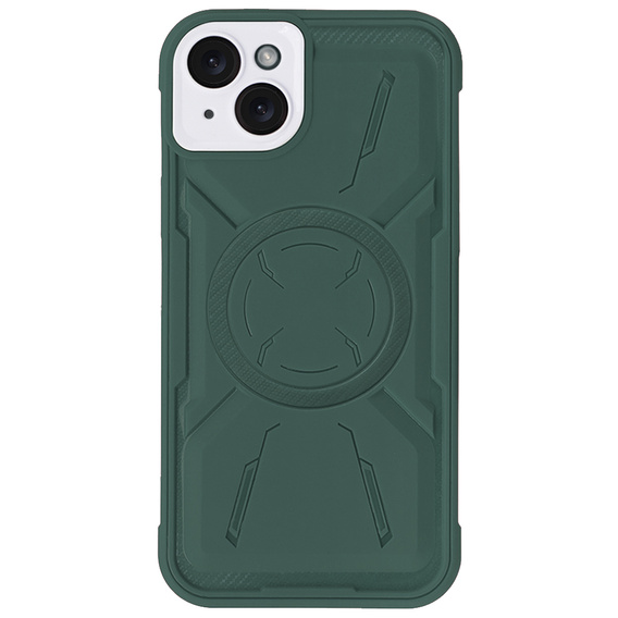 Pouzdro pro iPhone 15 Plus, ERBORD Armor Mag, zelené