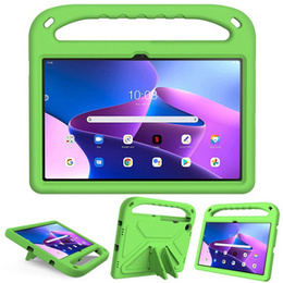 Dětské pouzdro pro Lenovo Tab M10 Plus 10.6 Gen 3 TB-125F TB-128F, dětské pouzdro s rukojetí, zelené