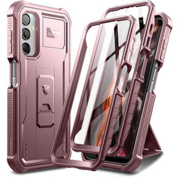 Pancéřové pouzdro pro Samsung Galaxy A25, Dexnor Full Body (Two Frames), růžové