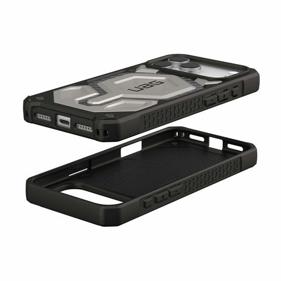 Pouzdro Urban Armor Gear pro iPhone 17 Pro Max, Monarch Pro Kevlar MagSafe, Titanium