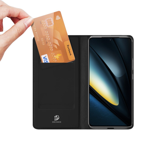Pouzdro Dux Ducis pro Xiaomi Poco F6 Pro, Skinpro, černé