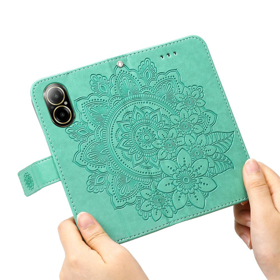 Klopové pouzdro pro Realme C67, Mandala, zelené