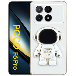 Pouzdro pro Xiaomi Poco F6 Pro, Astronaut, bílé