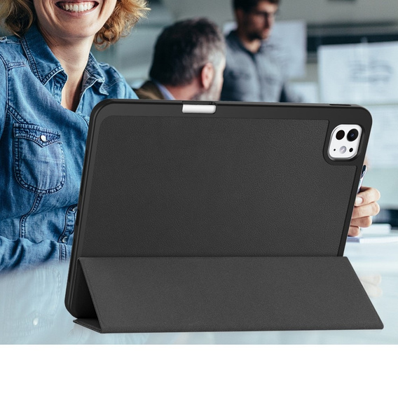 Pouzdro pro iPad Pro 11" 2024 (5 gen.), Smartcase s prostorem pro stylus, černé