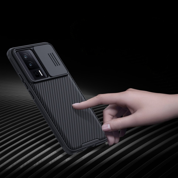 Pouzdro pro Poco F5 Pro, obrněné Nillkin, CamShield Pro, černé