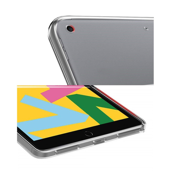 Pouzdro pro iPad 10.2" 2021/2020/2019 (9/8/7 gen.), silikonové, průhledné