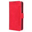 Klopové pouzdro pro Infinix Note 40 Pro Plus, Card Slot, červené