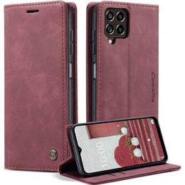 Pouzdro CASEME pro Samsung Galaxy M33 5G, Leather Wallet Case, kaštanové