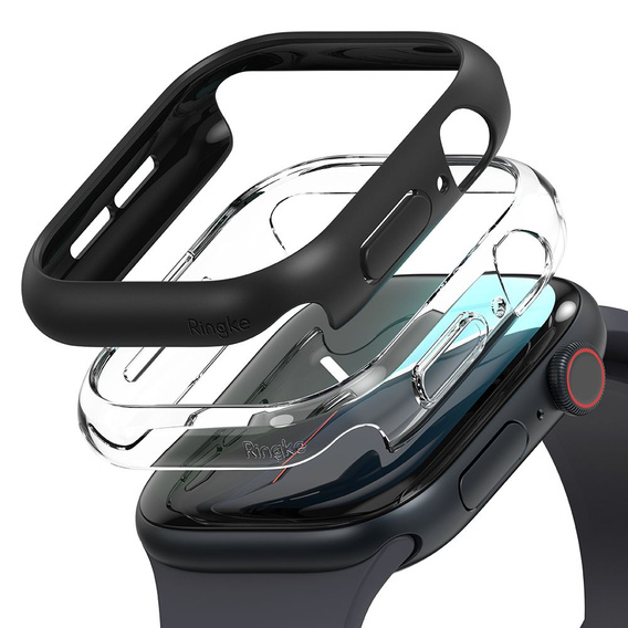 Pouzdro Ringke pro Samsung Galaxy Watch 6 Classic 47mm, Slim, 2-Pack, čiré/černé