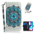 Klopové pouzdro pro Motorola Moto G9 Play/E7 Plus, Wallet, Mandala Flower