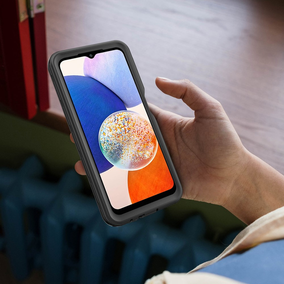 Vodotěsné pouzdro IP68 pro Samsung Galaxy A14 5G, černé