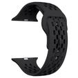 Silikonový řemínek pro Apple Watch 1/2/3/4/5/6/7/8/SE/ULTRA 42/44/45/49MM, černý
